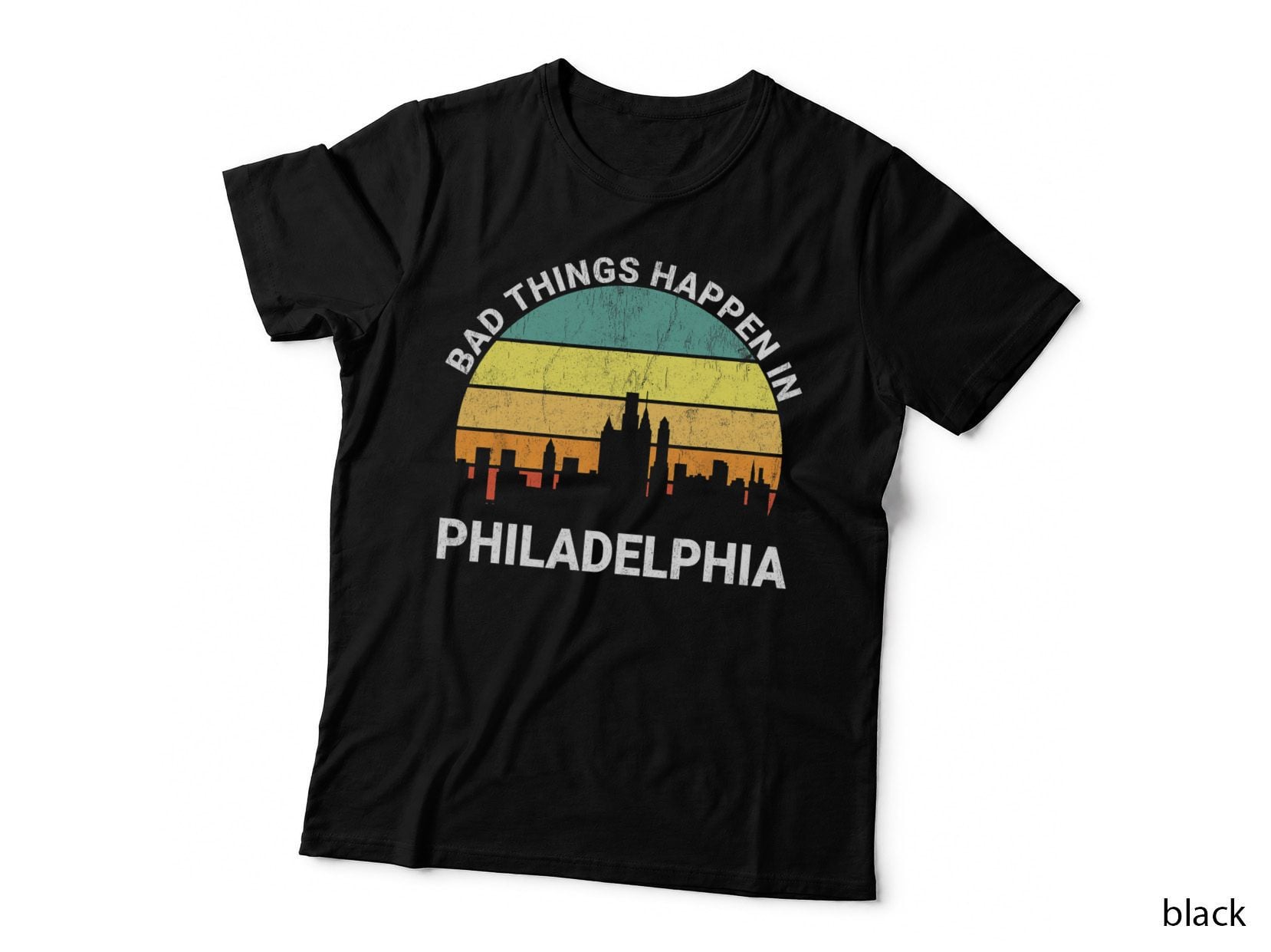 Vintage Philadelphia T-Shirt, Retro Cityscape Design, Philly Humor