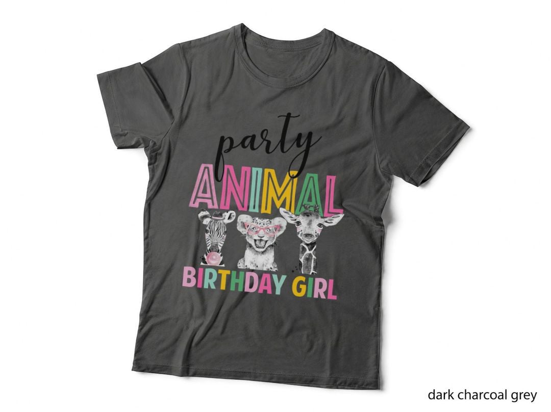 Wild Birthday Girl Zoo Party Funny Safari Birthday Party T-Shirt