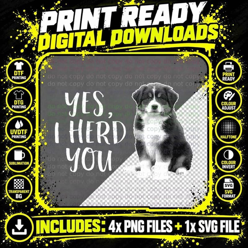 Yes, I Hated You, Funny Sarcasm, Pet Lover Apparel Png SVG Digital Bundle