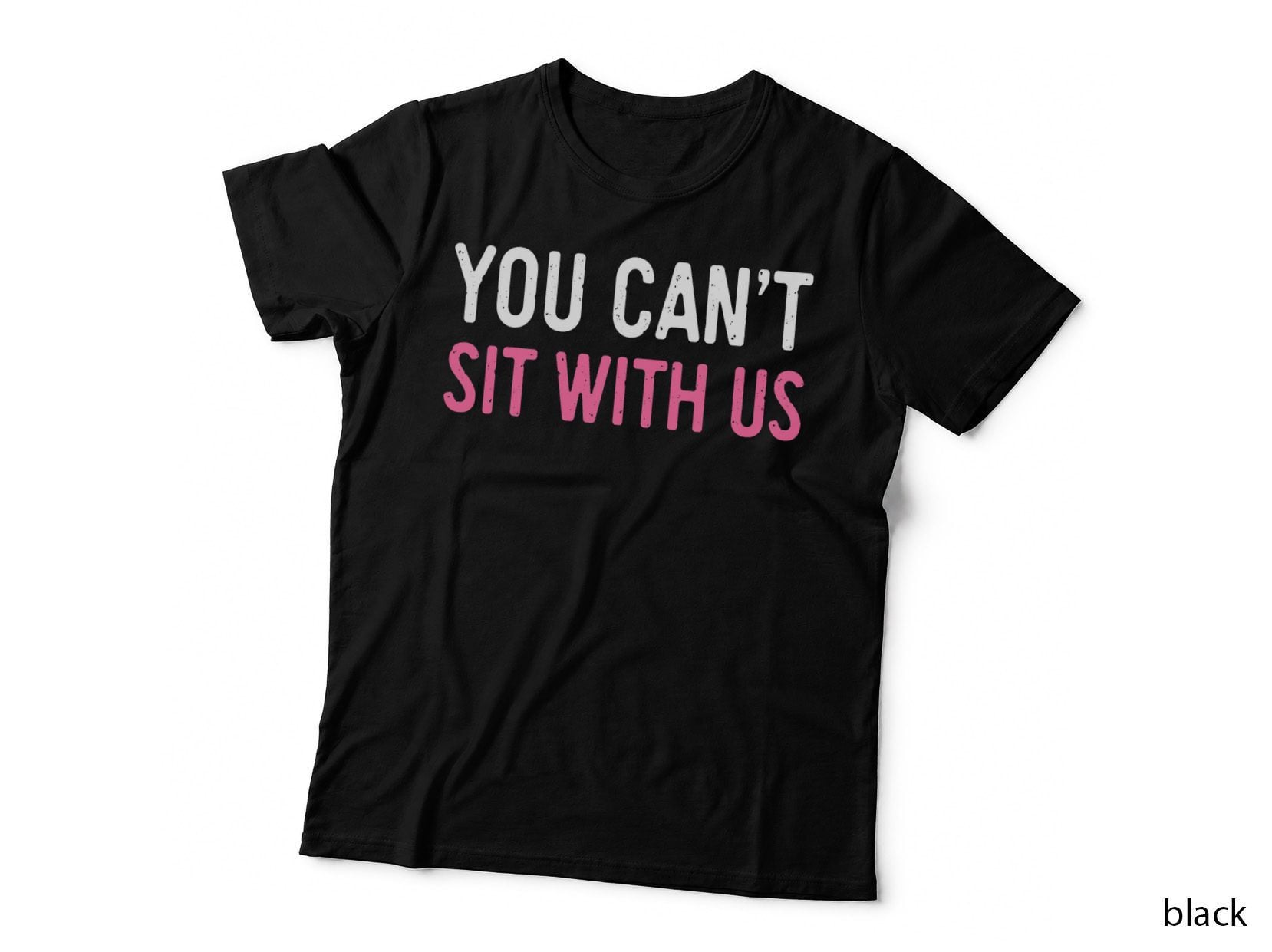 You Can't Sit with Us T-Shirt, Sarcasm Humor Shirt, Trendy Tee
