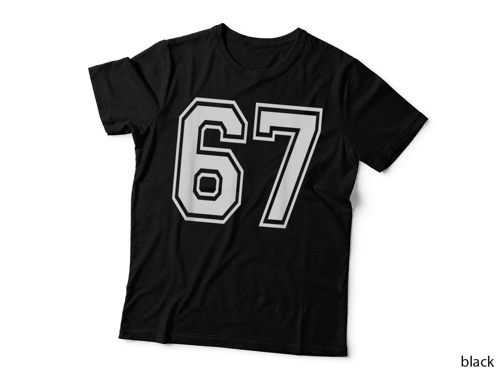 67 Six Seven Shirt, Funny Number Tee, Popular Trending Meme Kids T-Shirt