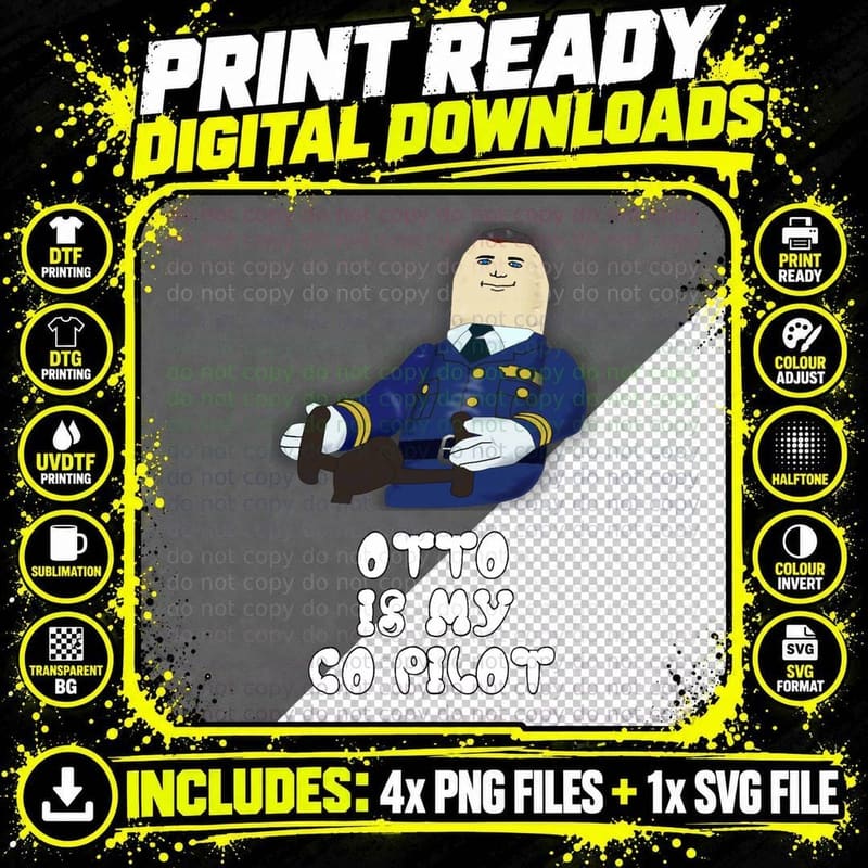 Airplane Pilot T-Shirt, Funny Aviation Humor Png SVG Digital Bundle
