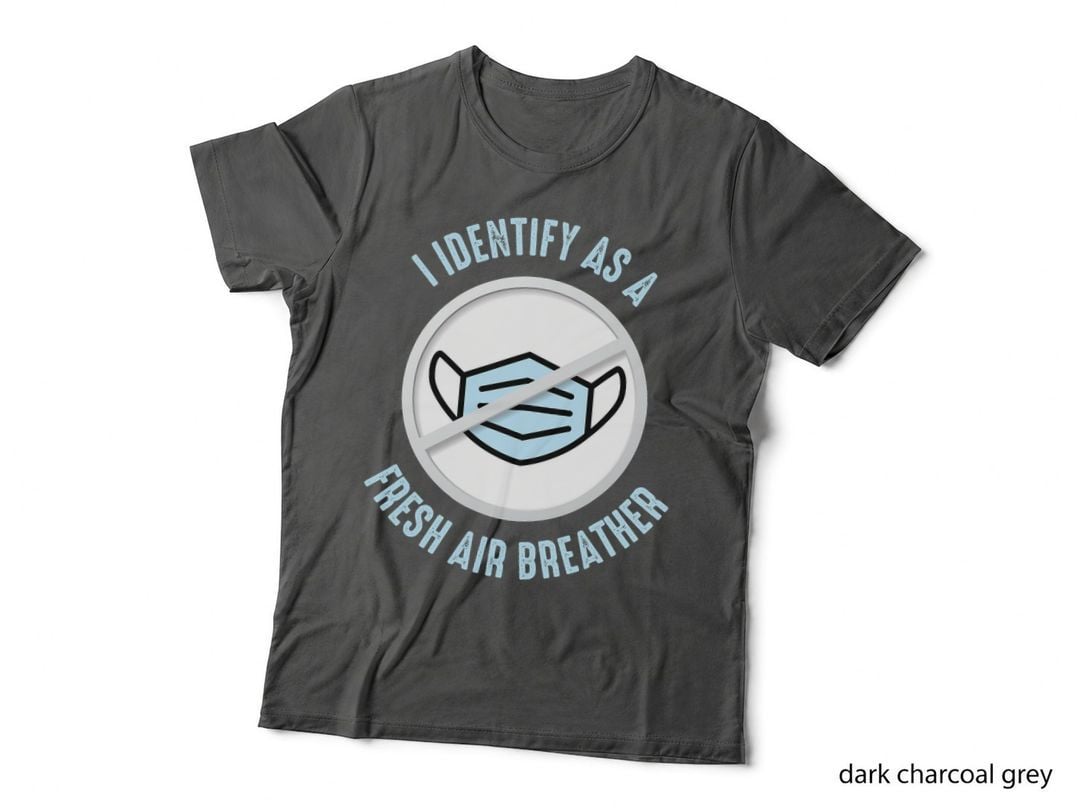 Anti-Mask Meme T-Shirt, Funny Sarcastic Design, Fresh Air Breather
