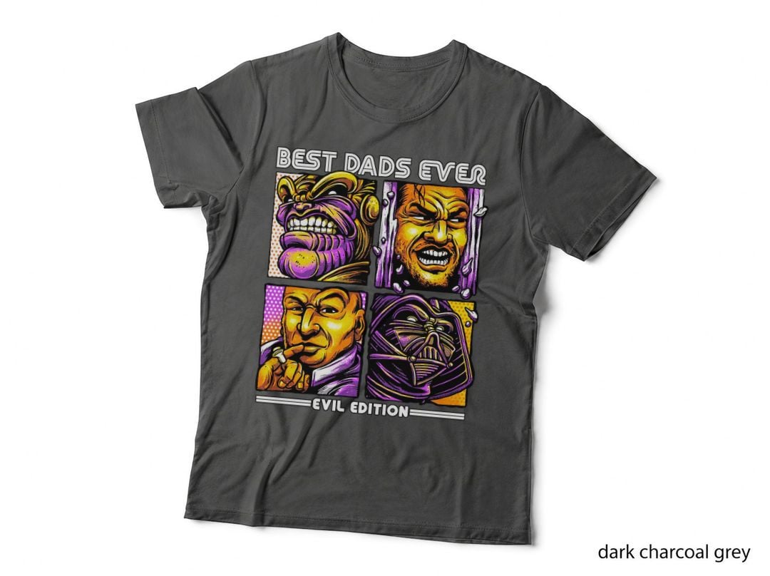 Best Dads Ever, Funny Evil Dads, Evil Edition, Trending T-Shirt