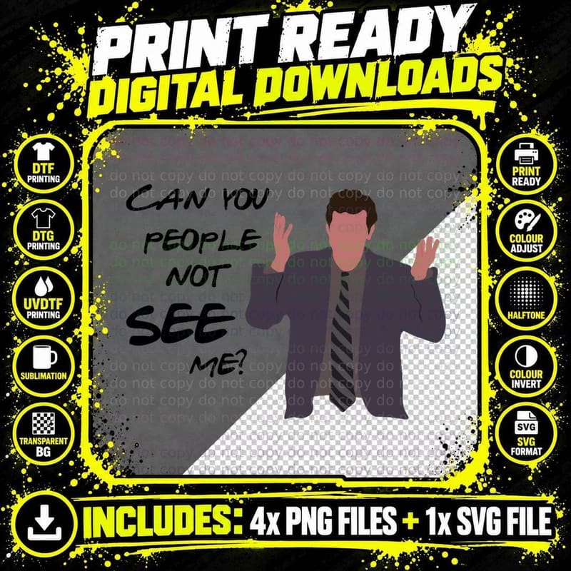 Can You People Not See Me T-Shirt, Sarcastic Humor Png SVG Digital Bundle