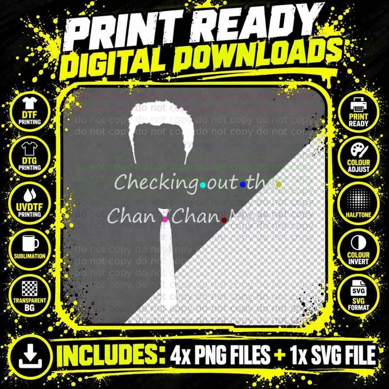 Checking Out the Chan Man T-Shirt, Funny Sarcasm Png SVG Digital Bundle