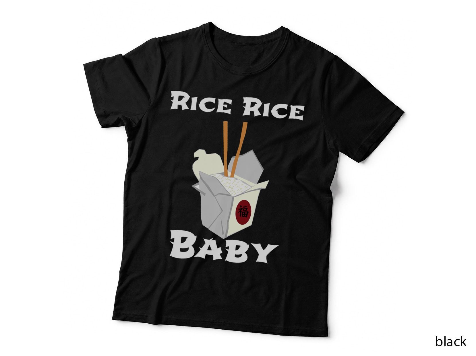 Chinese Food Takeout Box T-Shirt, Funny Cool Asian Food, Foodie Humor