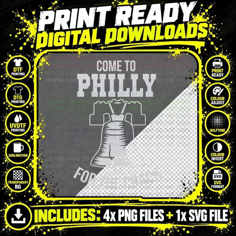 Come to Philly for the Crack T-Shirt, Philadelphia Humor Png SVG Digital Bundle