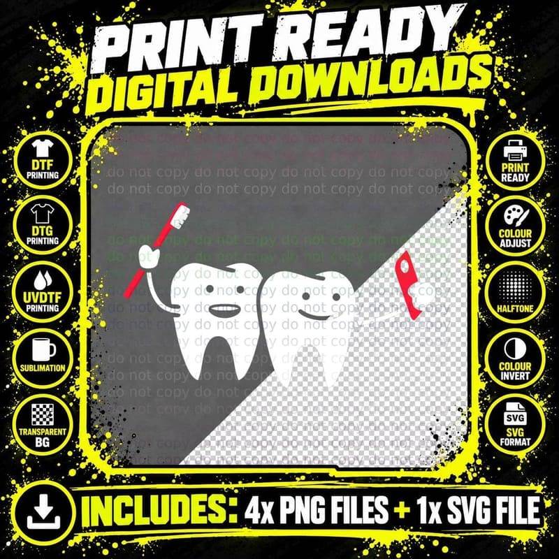 Dental Assistant Humor T-Shirt, Funny Dentist Design Png SVG Digital Bundle