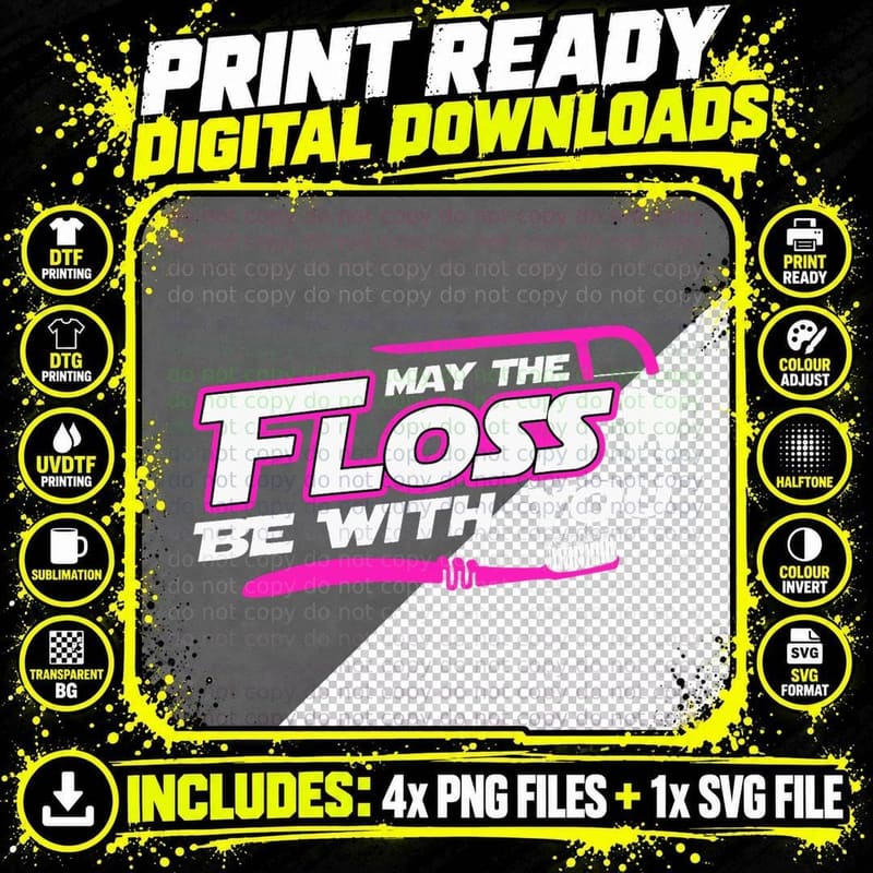 Funny Dental Hygienist T-Shirt, Dental Humor Design Png SVG Digital Bundle