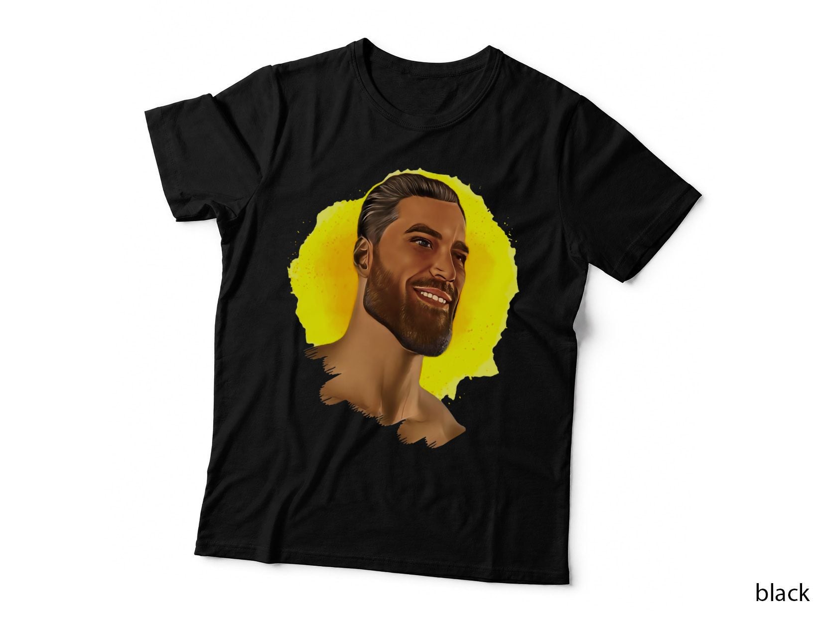 Gigachad Meme T-Shirt, Funny Alpha Male Print, Humor Apparel