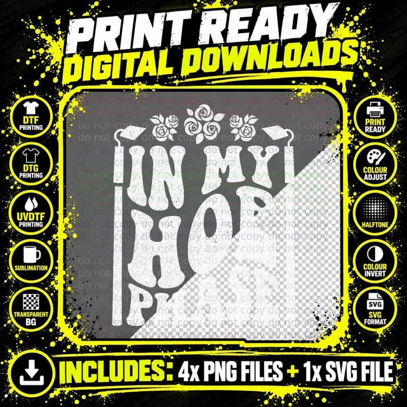 Hoe Phase Gardening Roses Shovels, in My Hoe Phase Png SVG Digital Bundle