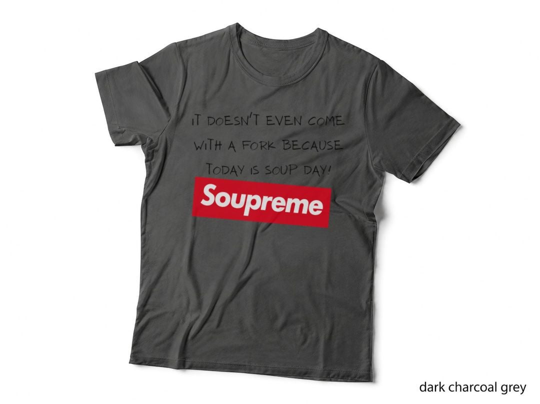 It Doesn't Come with a Fork T-Shirt, Funny Sarcasm, Humorous Apparel