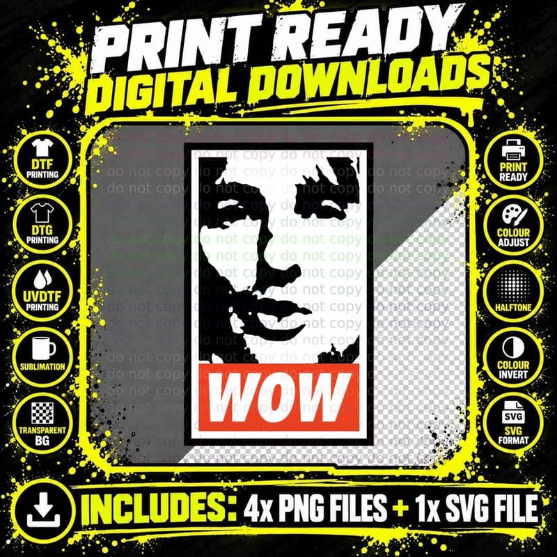 It's Owen Wilson Meme Portrait T-Shirt Png SVG Digital Bundle