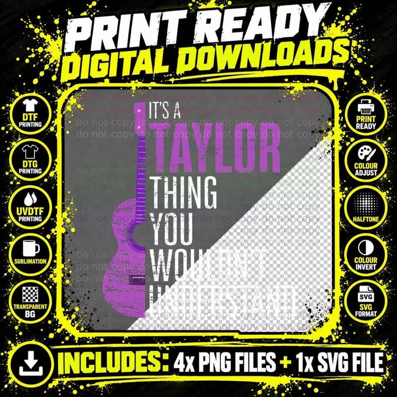 It's a Taylor Thing You Wouldn't Understand Funny Taylor Png SVG Digital Bundle