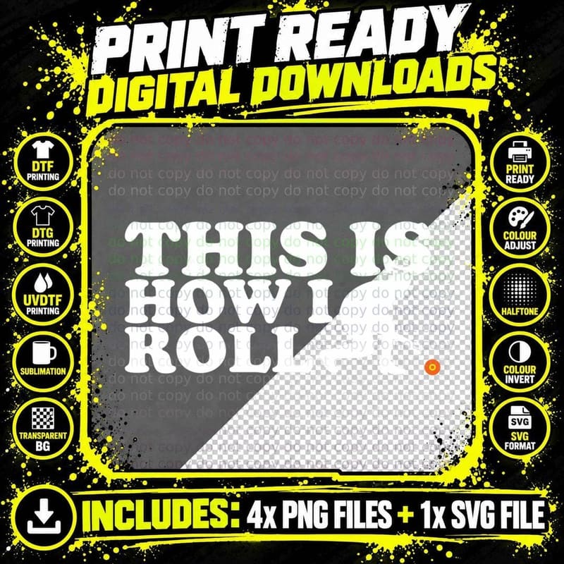 Lawn Bowls This Is How I Roll Funny Bowling Sports Png SVG Digital Bundle