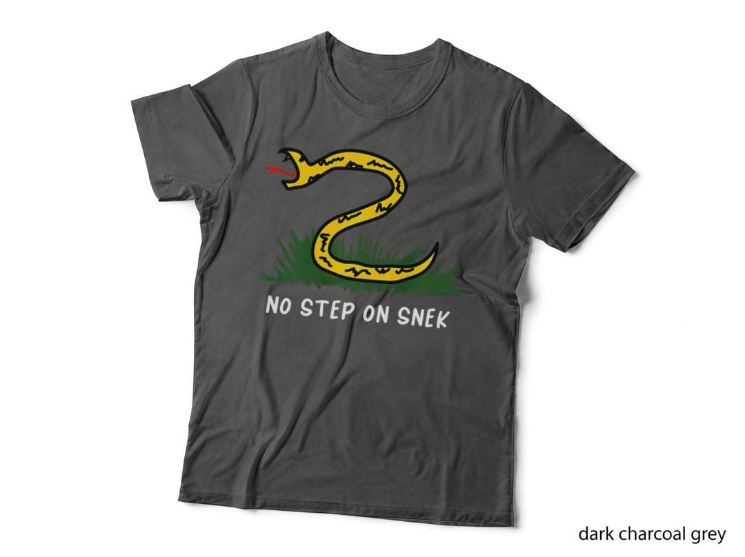No Step on Snek Funny Parody Meme Tee, Funny Apparel T-Shirt