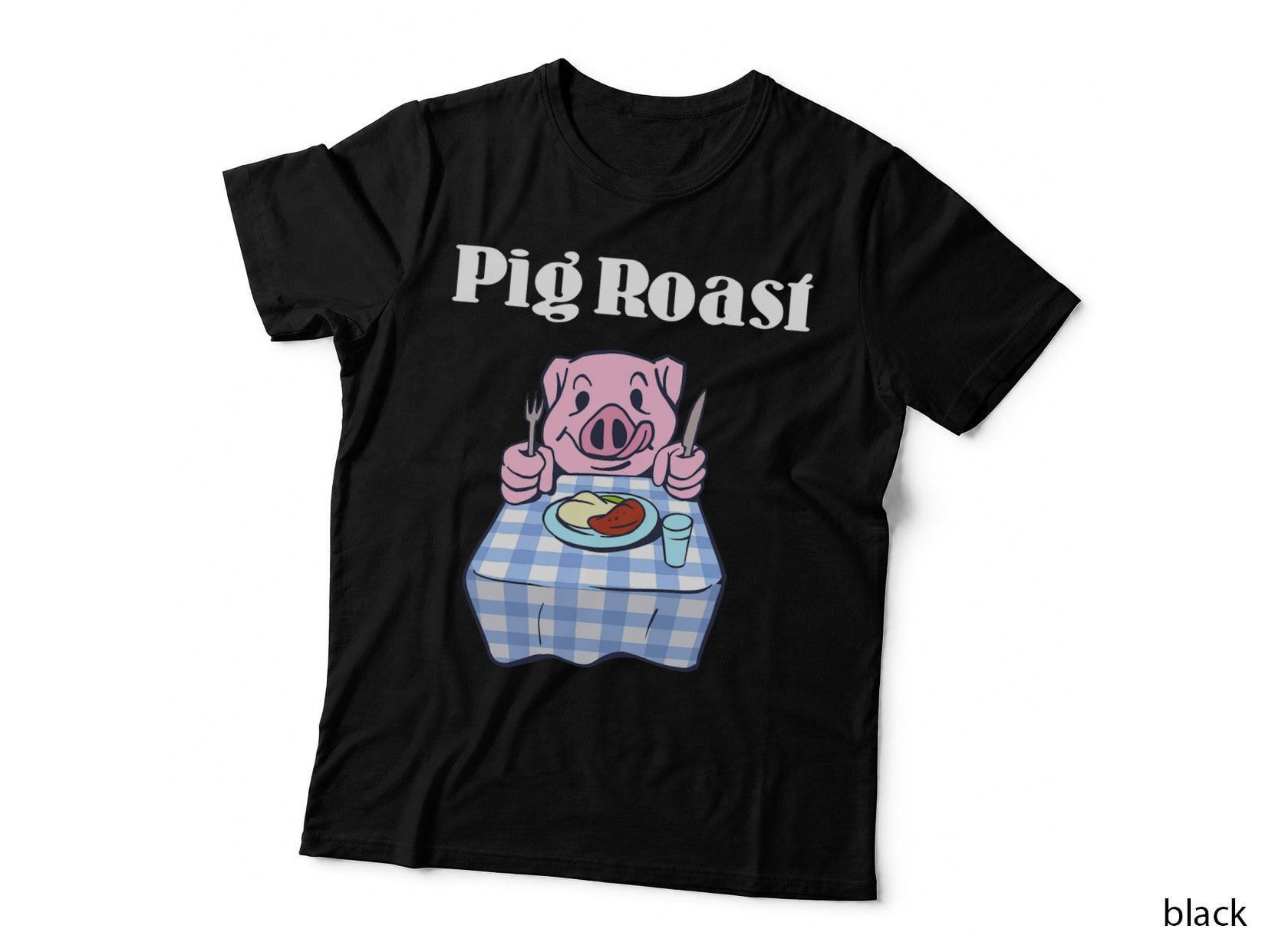 Pig Roast Pun T-Shirt, Funny Food Humor, Pet Lover Apparel
