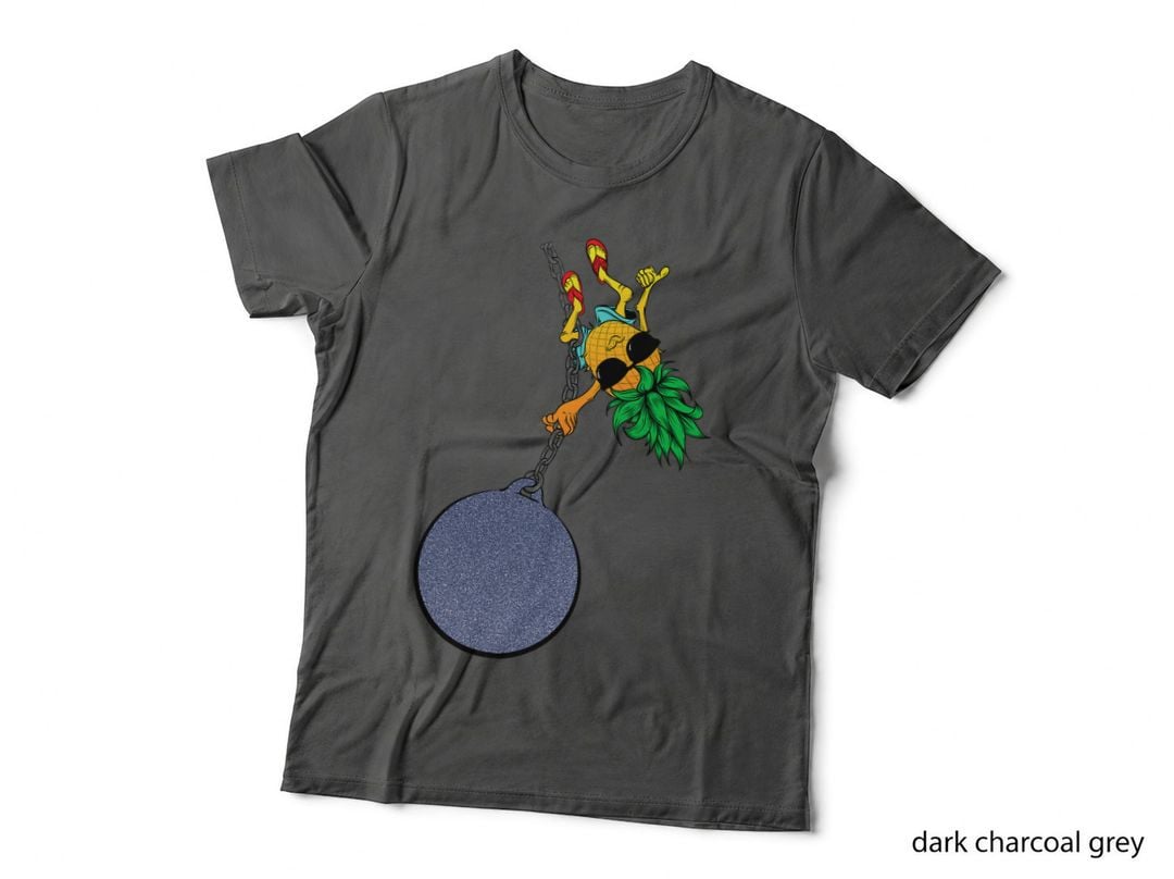 Pineapple Swinger on Wrecking Ball Men T-Shirt, Funny Sarcasm, Summer Vibes