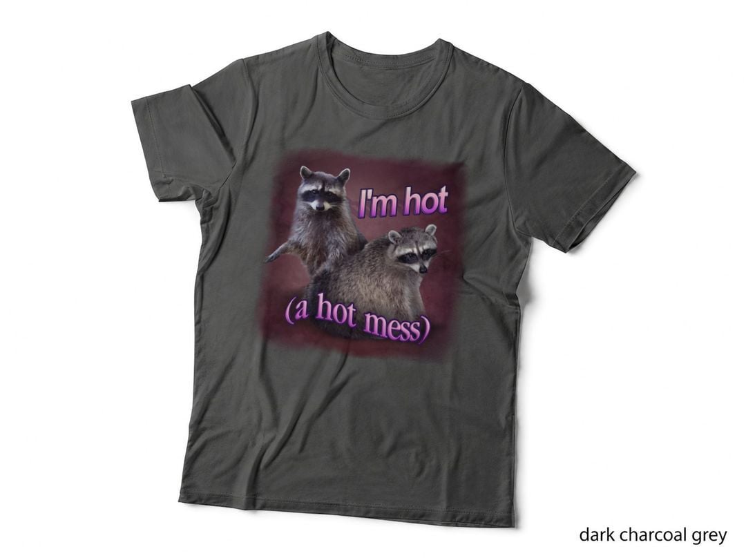 Raccoon T-Shirt, Funny Sarcasm, Pet Lover Apparel