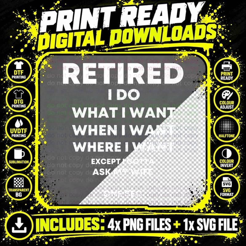 Retired Freedom T-Shirt, Retirement Humor Png SVG Digital Bundle