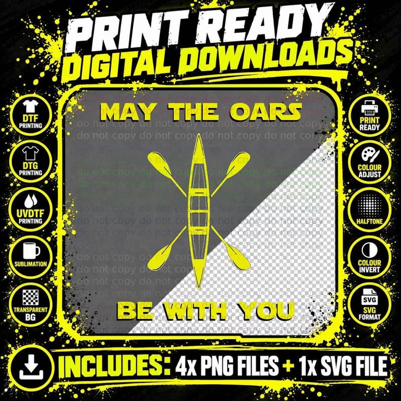 Rowing Crew Oars T-Shirt, Funny Rowing Crew Design Png SVG Digital Bundle