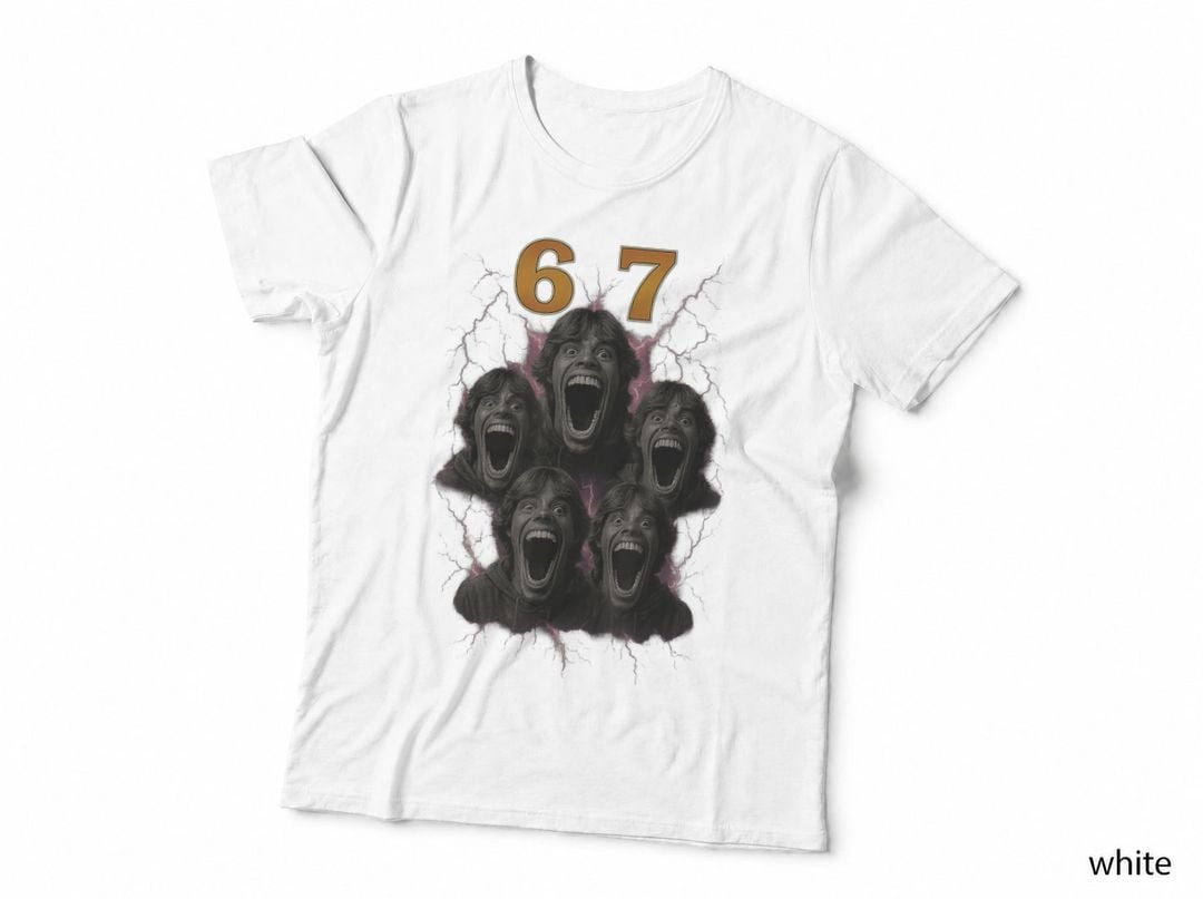 Six Seven Kid Shirt, Annoying Funny, Popular Trending Meme 67 Kids T-Shirt