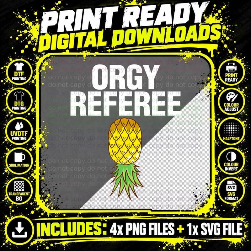Swinger Swingers Pineapple T-Shirt, Party Humor Png SVG Digital Bundle