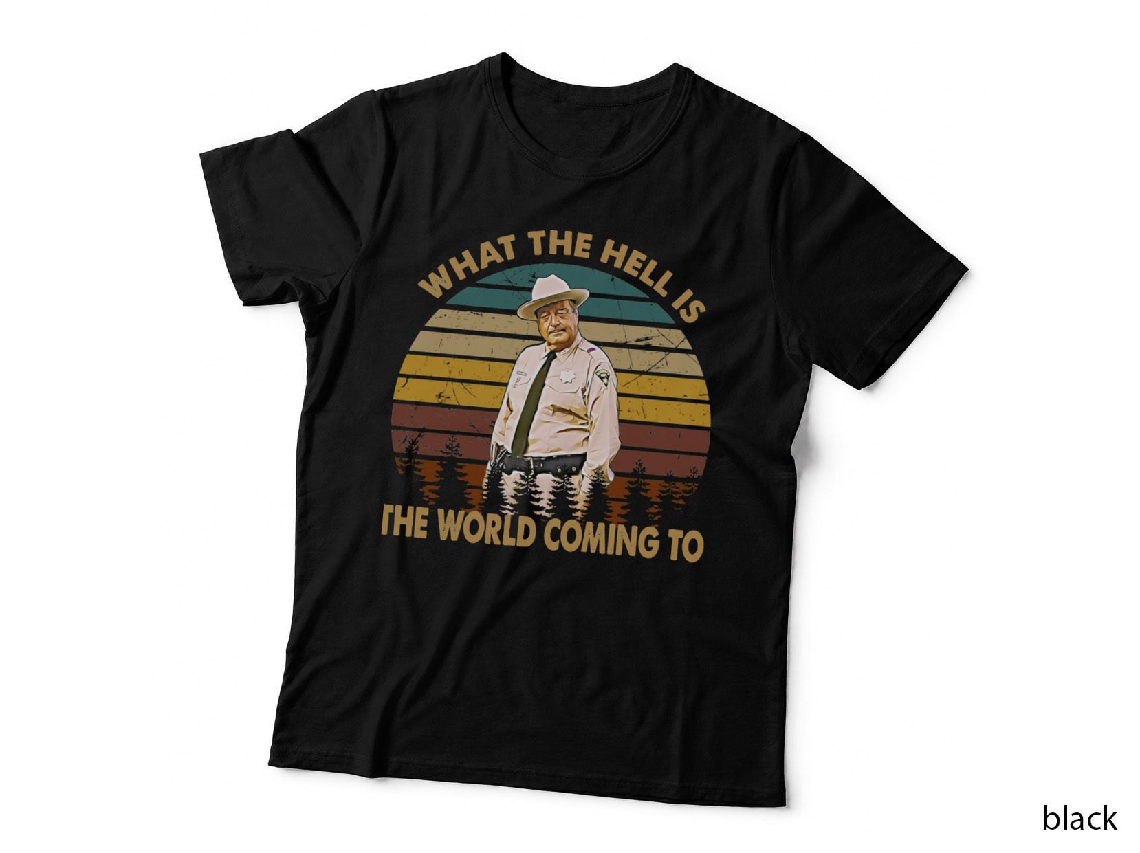 Vintage Western Sheriff T-Shirt, Retro Cowboy Style, Funny Sarcasm