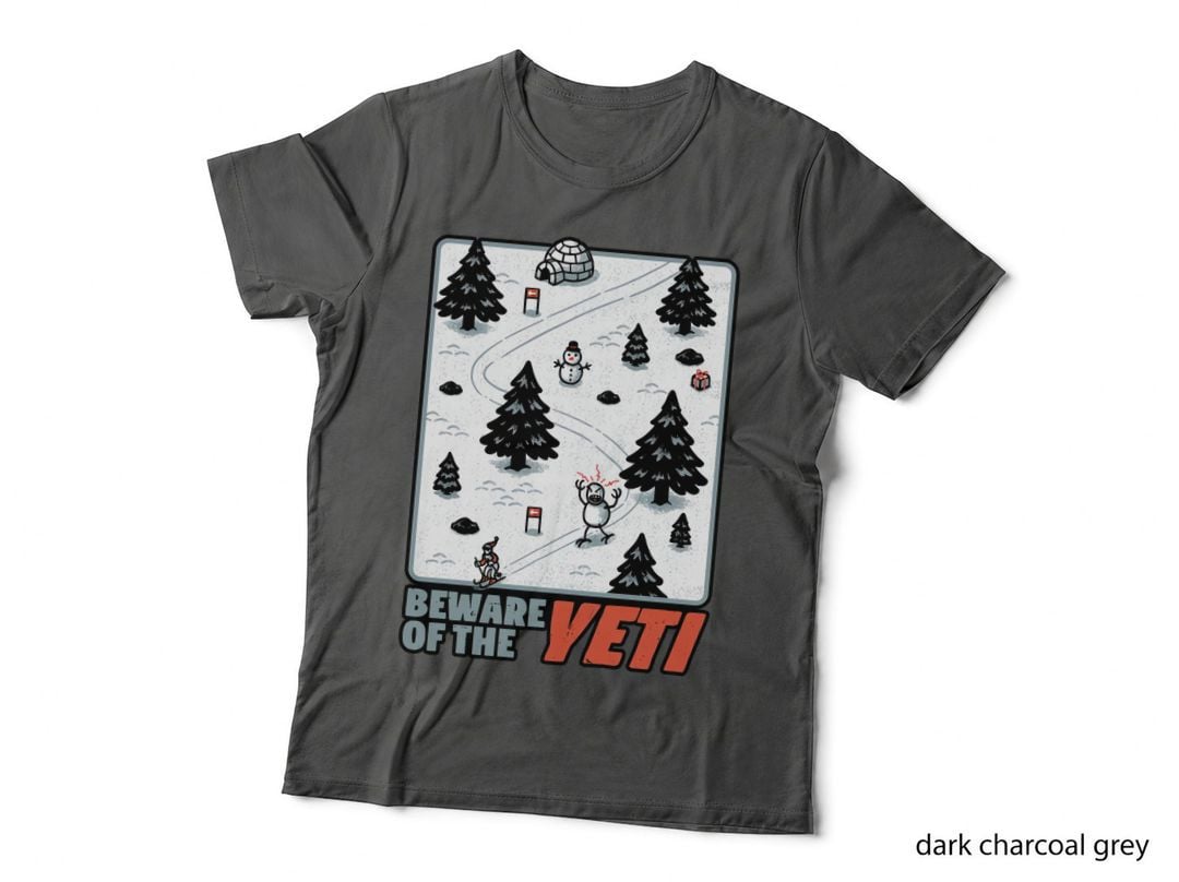 Winter Game Yeti T-Shirt, Funny Nerd Tee, Gift for Nerd Friends