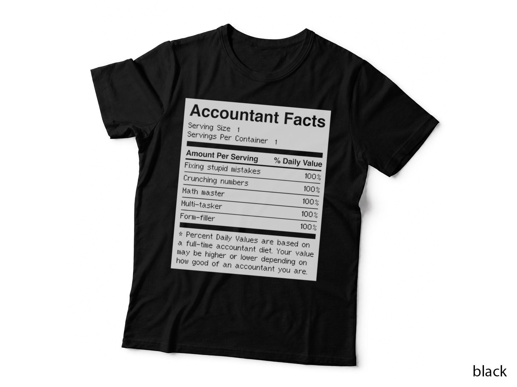 Accountant Facts, Funny Accounting T-Shirt