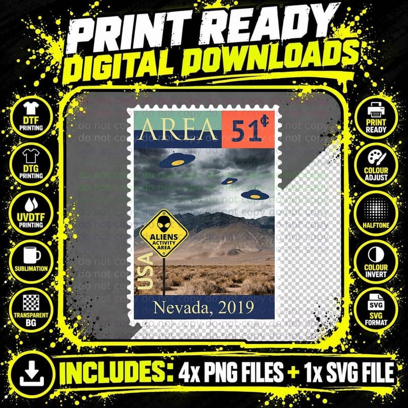 Area 51 Meme T Shirt Nevada 2019 Aliens Activity Area Png SVG Digital Bundle