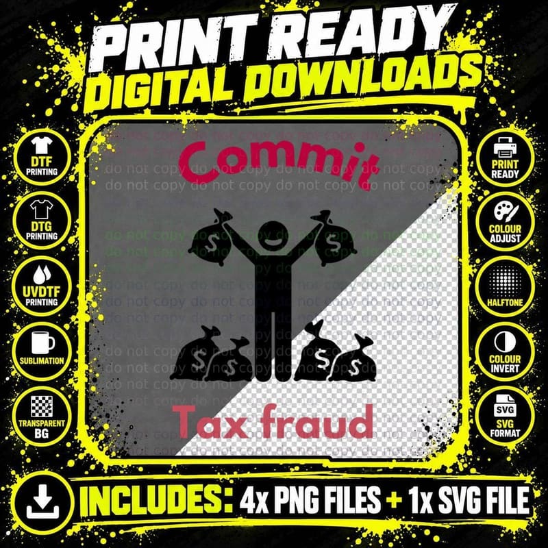 Barney Commit Tax Fraud Trang, Commit Tax Fraud, Tax Png SVG Digital Bundle