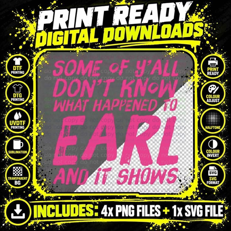 Dixie Chicks Funny Earlstick T-Shirt Png SVG Digital Bundle