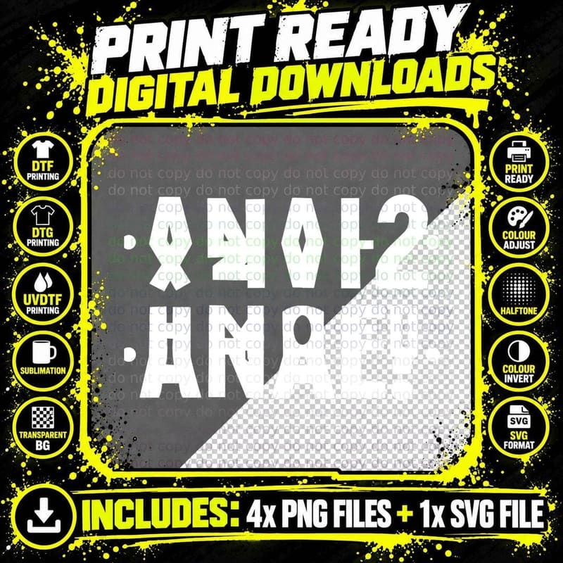 Funny Anal Hidden Message Anal Russian Letter 2021 Png SVG Digital Bundle