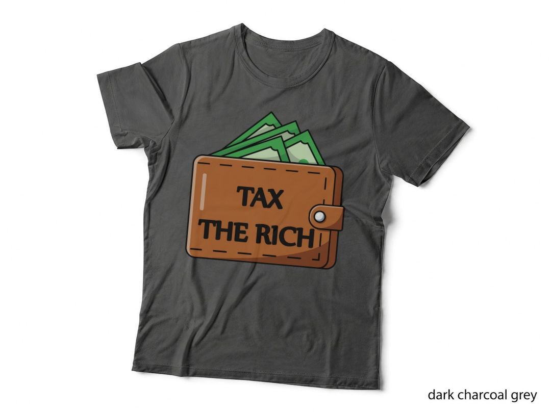 Funny Tax the Rich Money Wallet Classic T-Shirt