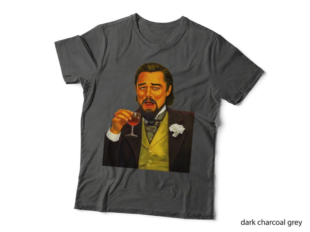 Laughing Leo Meme - Watercolor & Digital Painting T-Shirt