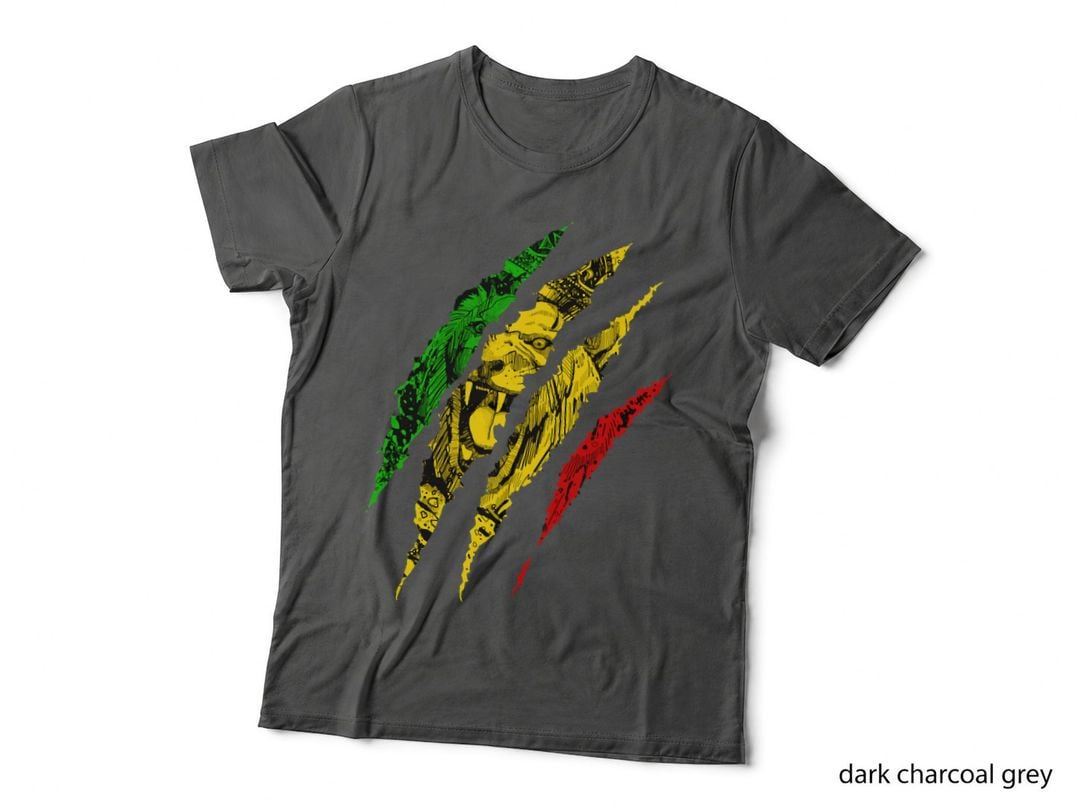 Vintage Style Arts Warrior Lion of Funny Men Judah King Rasta Awesome T-Shirt
