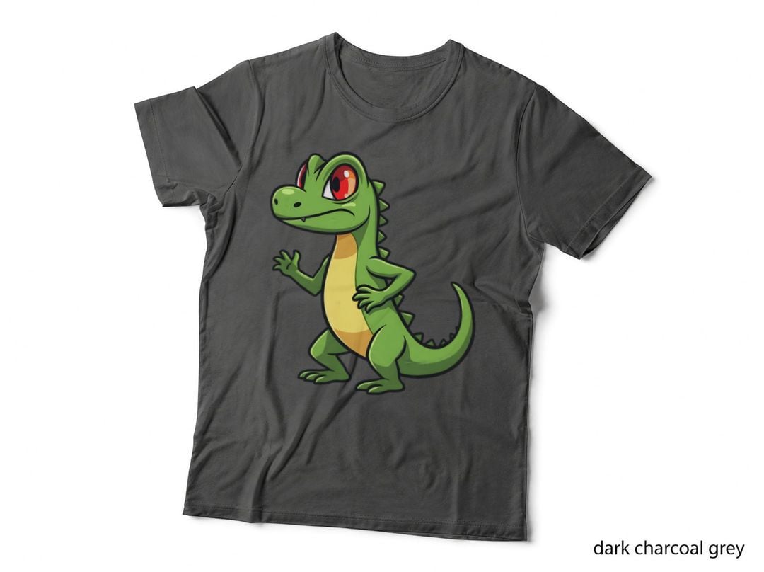 Angry Cartoon Lizard Reptile Lover Funny Animal Gift T-Shirt