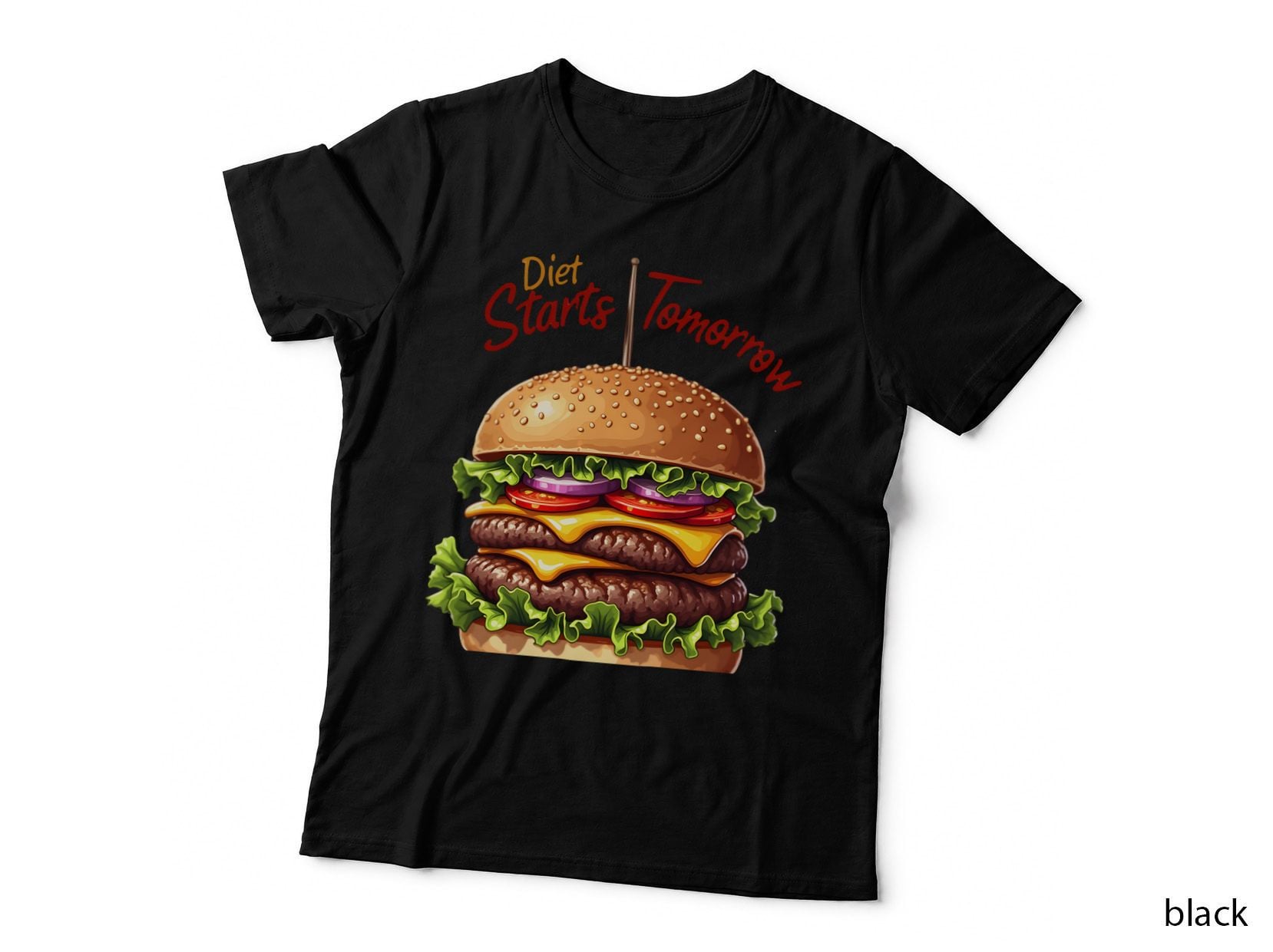 Funny Foodie Graphic, Gourmet Burger 3 T-Shirt