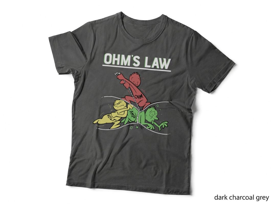 Ohms Law Funny Shirt.electrical Electronics Engineer Funny T T-Shirt