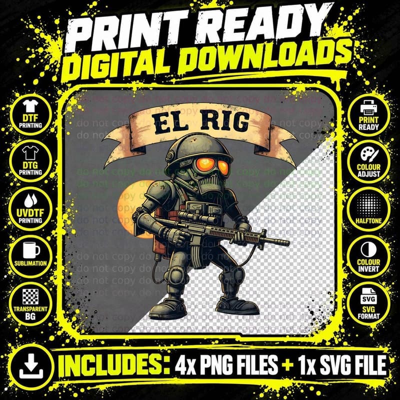 Oil Rig Worker Graphic, Funny Industrial Humour T-Shirt Png SVG Digital Bundle