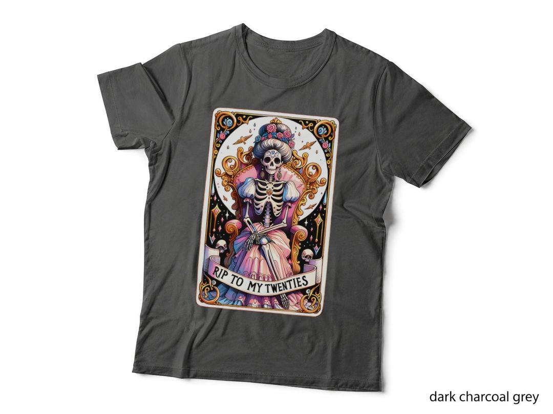 Rip to My Twenties Tarot, Retro Vintage, Funny Aesthetic, Gift T-Shirt