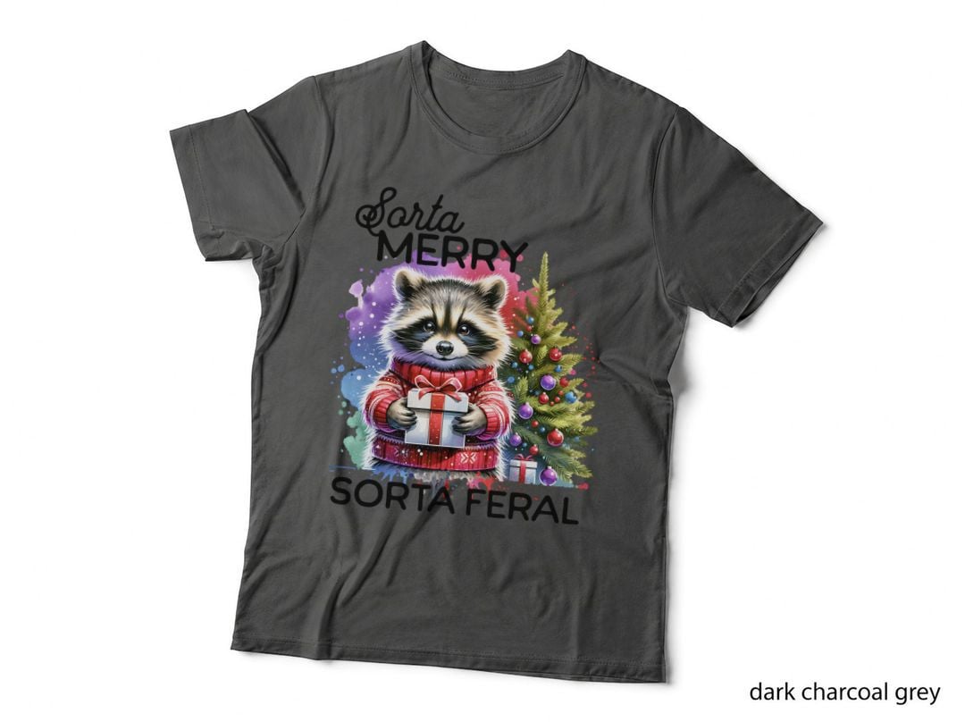 Sorta Merry Sorta Feral, Vintage Retro, Funny, Aesthetic, Gift Copy 1 T-Shirt