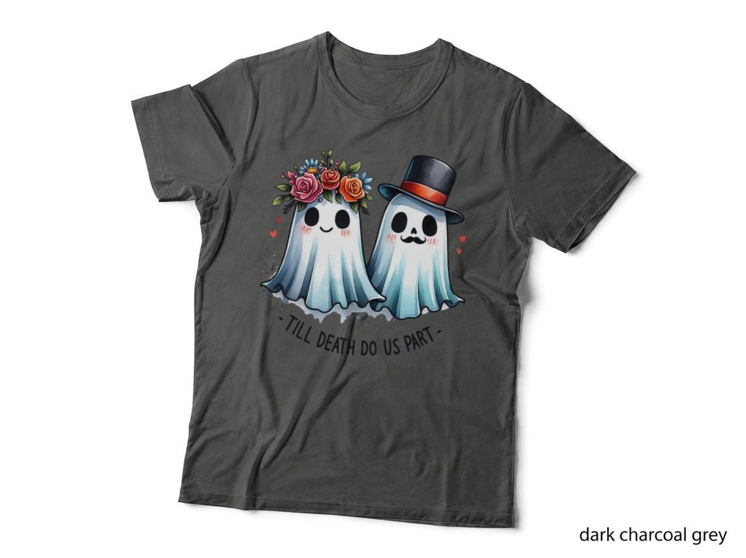 Till Death Do Us Part Ghosts, Retro Vintage, Funny Aesthetic, Gift T-Shirt