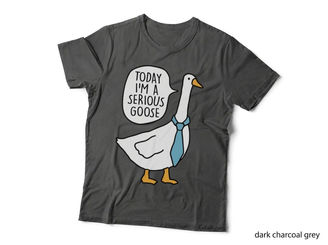Today I'm a Serious Goose Funny Serious Goose Kids Gift T-Shirt