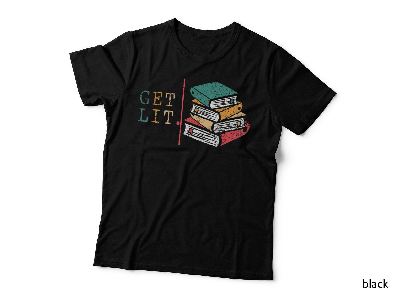 Funny Book Readers Tshirt - Get Lit Reading Books Funny Meme T-Shirt