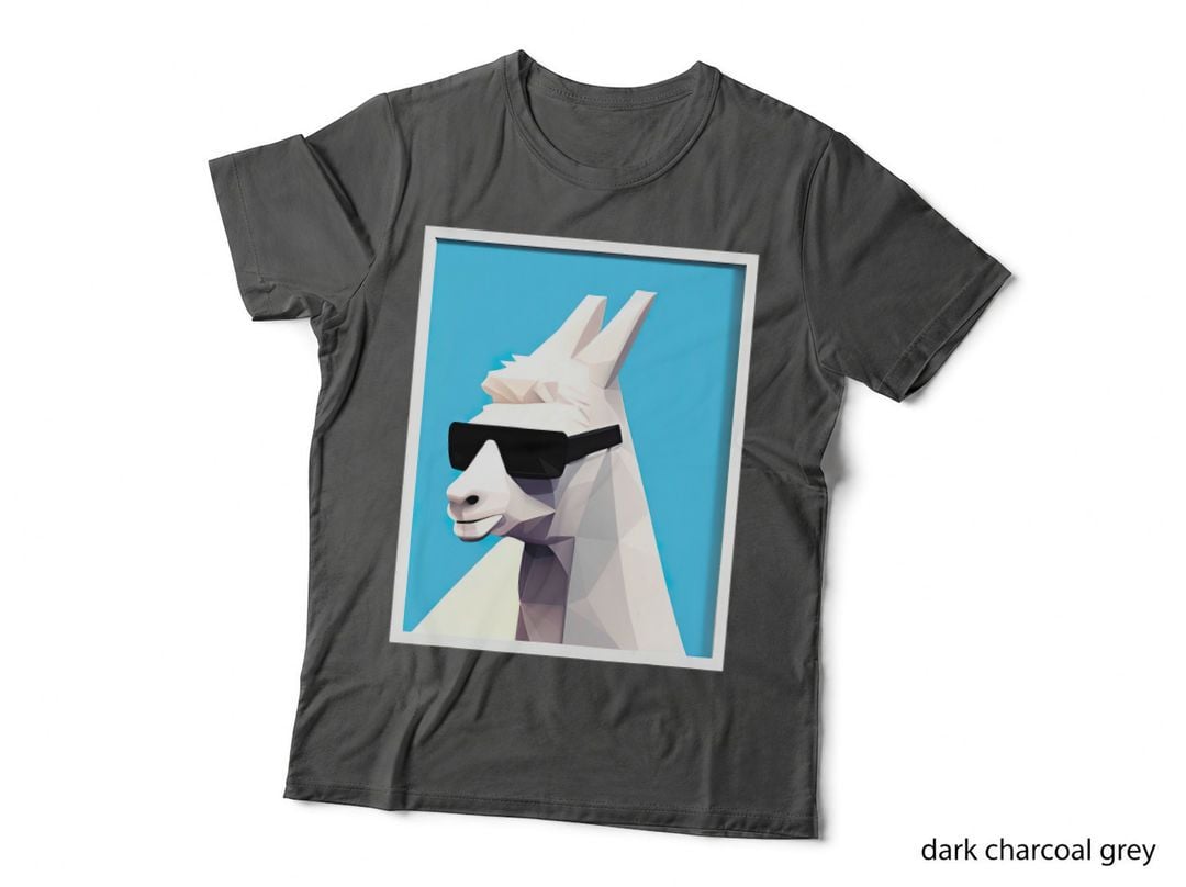 Funny Llama, No Drama Llama Sunglasses Llama Gift Fun Alpaca T-Shirt