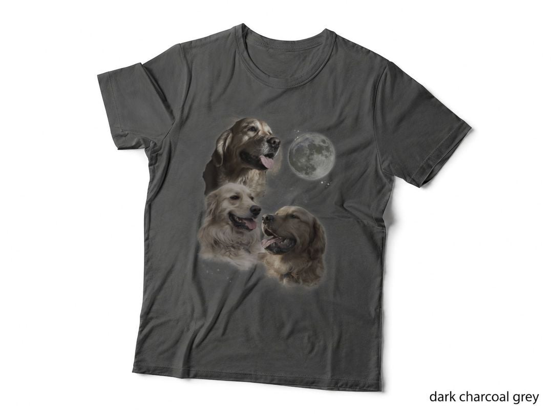 Howling at the Moon Shirt - Funny Golden Retriever T-Shirt
