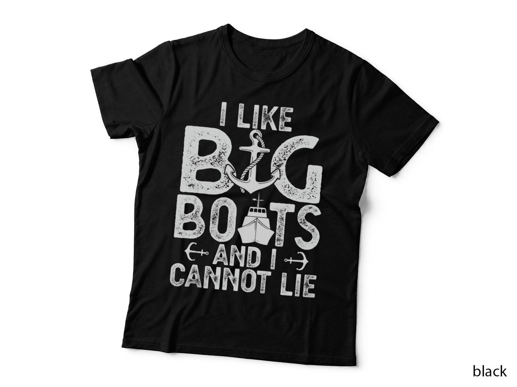 I Like Big Boats and I Cannot Lie Funny Cruise Ship Men, Funny T-Shirt